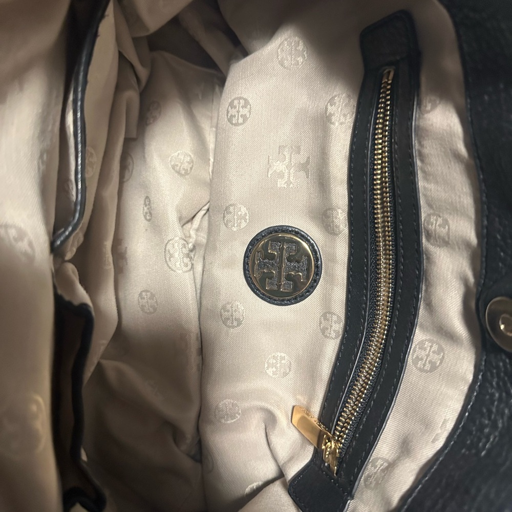 Tory Burch black Leather Tote Bag - Picture 8 of 8